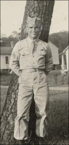 FEA Carwood "Bick" Lipton during World War II.
Photos courtesy of Larwood Lipton. Bick was featured in HBO's "Band of Brothers."
